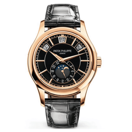 Patek Philippe Complications 5205 Rose Gold Black Dial Super Clone